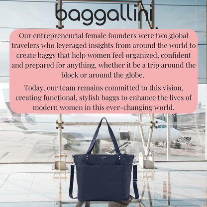 Carryall Tote - Lightweight Nylon Zipper Top Weekender Travel Beach Bag w/Luggage Sleeve
