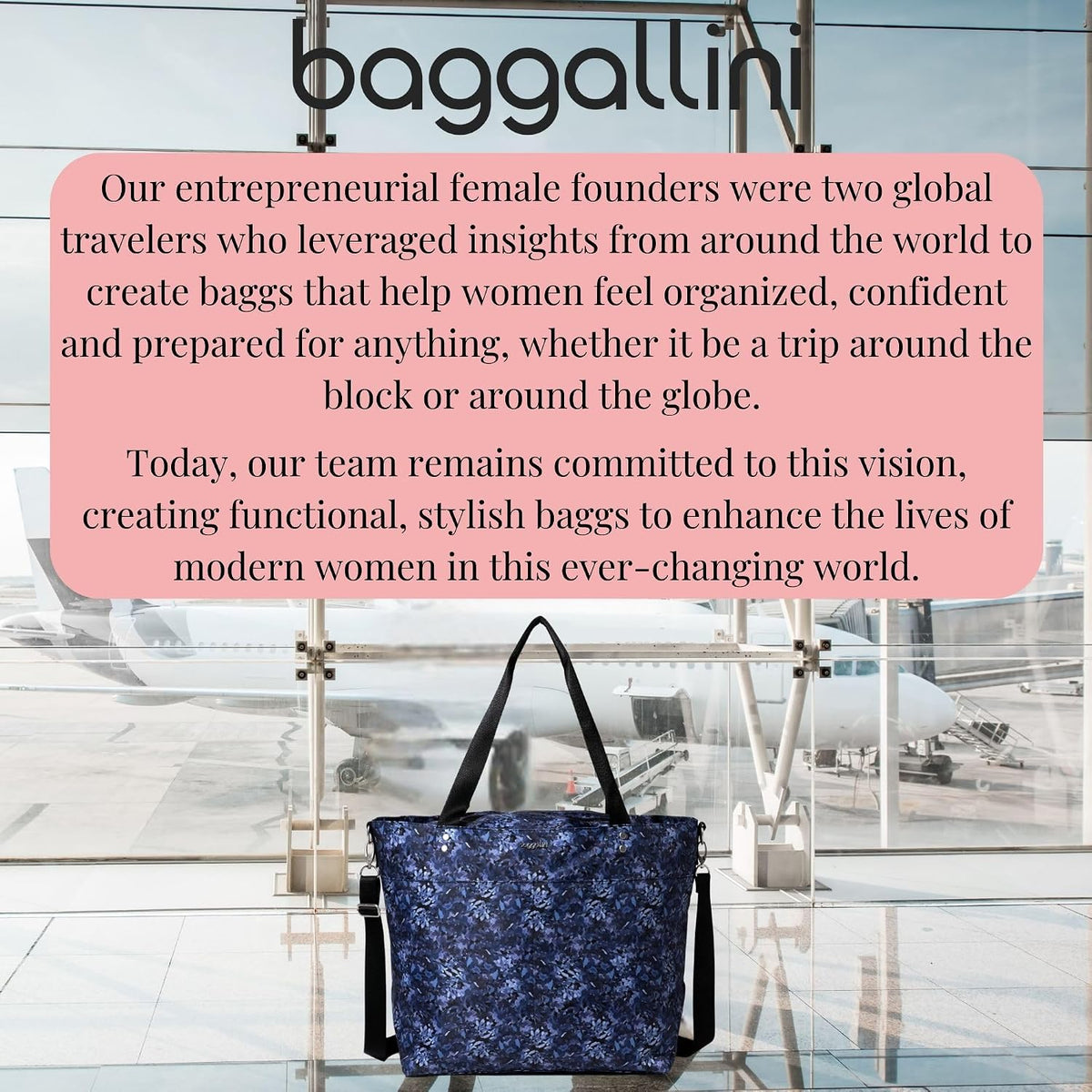 Carryall Tote - Lightweight Nylon Zipper Top Weekender Travel Beach Bag w/Luggage Sleeve