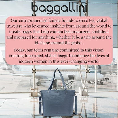 Carryall Tote - Lightweight Nylon Zipper Top Weekender Travel Beach Bag w/Luggage Sleeve