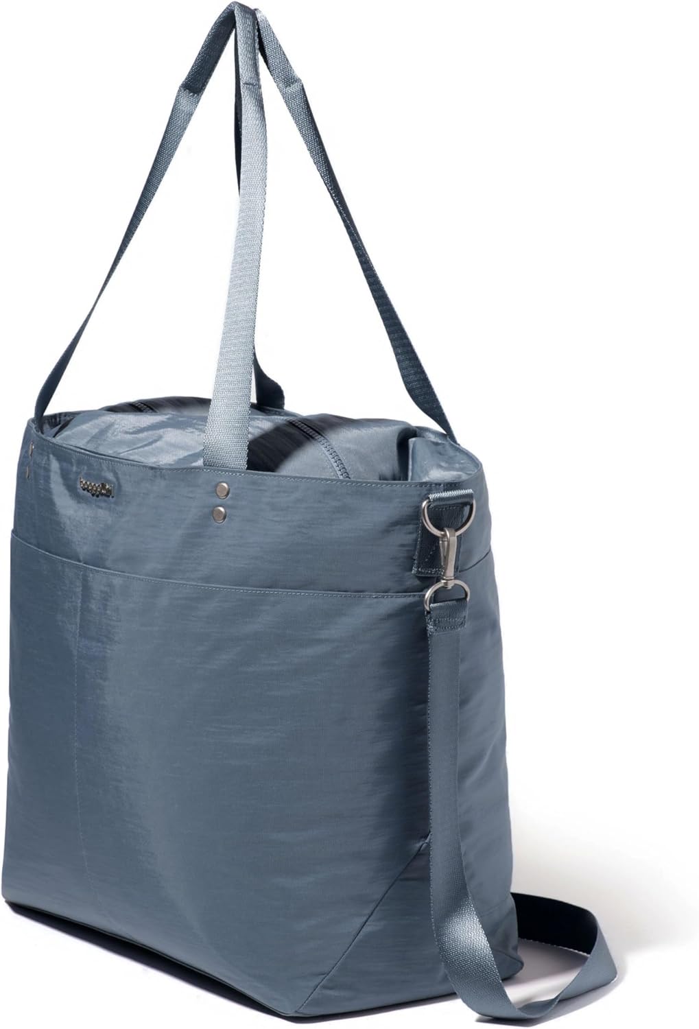 Carryall Tote - Lightweight Nylon Zipper Top Weekender Travel Beach Bag w/Luggage Sleeve