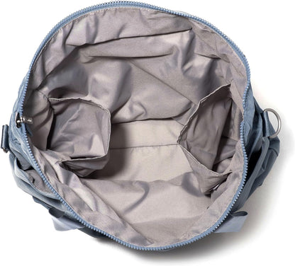 Carryall Tote - Lightweight Nylon Zipper Top Weekender Travel Beach Bag w/Luggage Sleeve