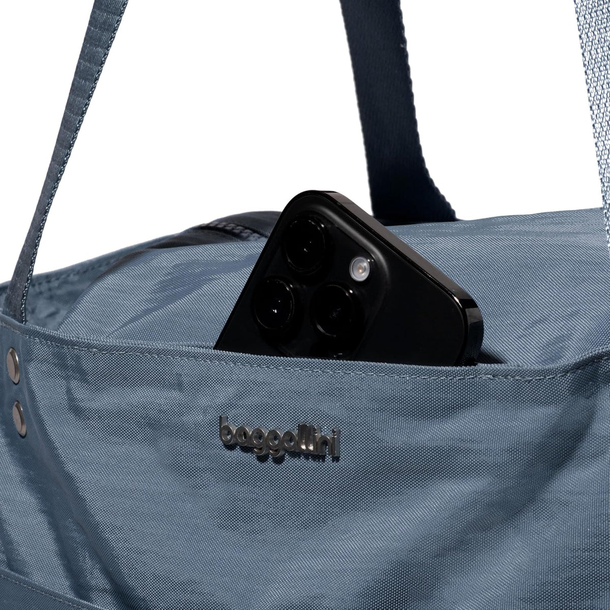 Carryall Tote - Lightweight Nylon Zipper Top Weekender Travel Beach Bag w/Luggage Sleeve
