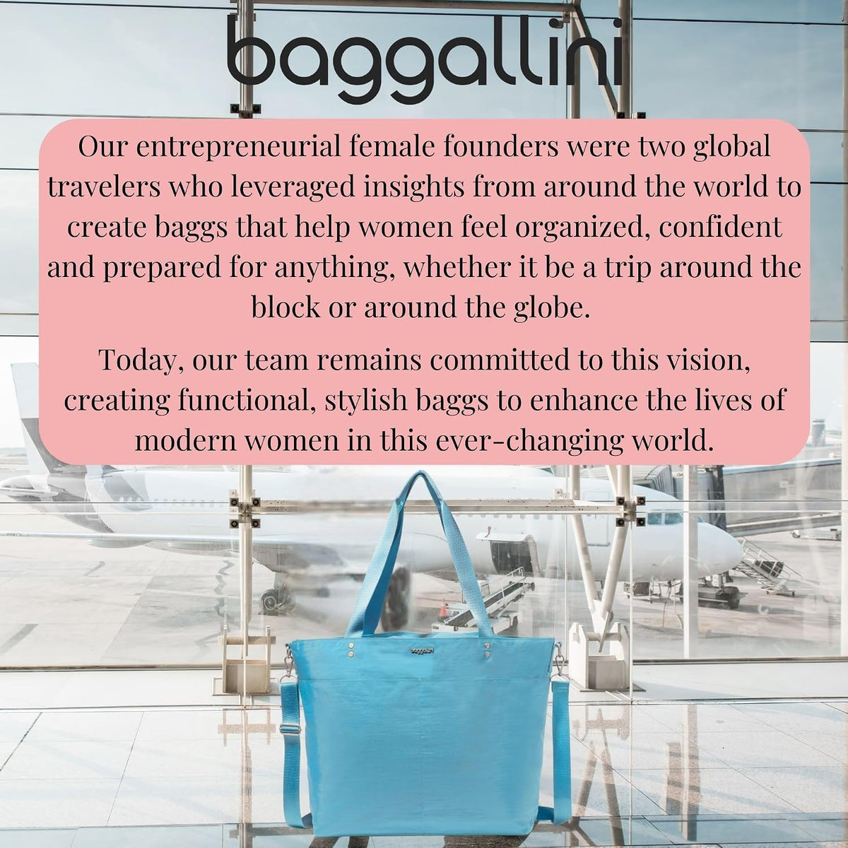Carryall Tote - Lightweight Nylon Zipper Top Weekender Travel Beach Bag w/Luggage Sleeve