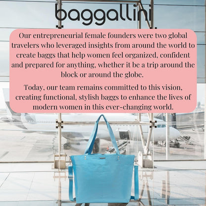 Carryall Tote - Lightweight Nylon Zipper Top Weekender Travel Beach Bag w/Luggage Sleeve
