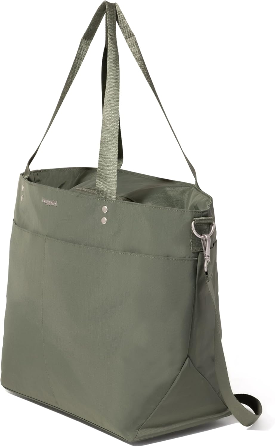 Carryall Tote - Lightweight Nylon Zipper Top Weekender Travel Beach Bag w/Luggage Sleeve