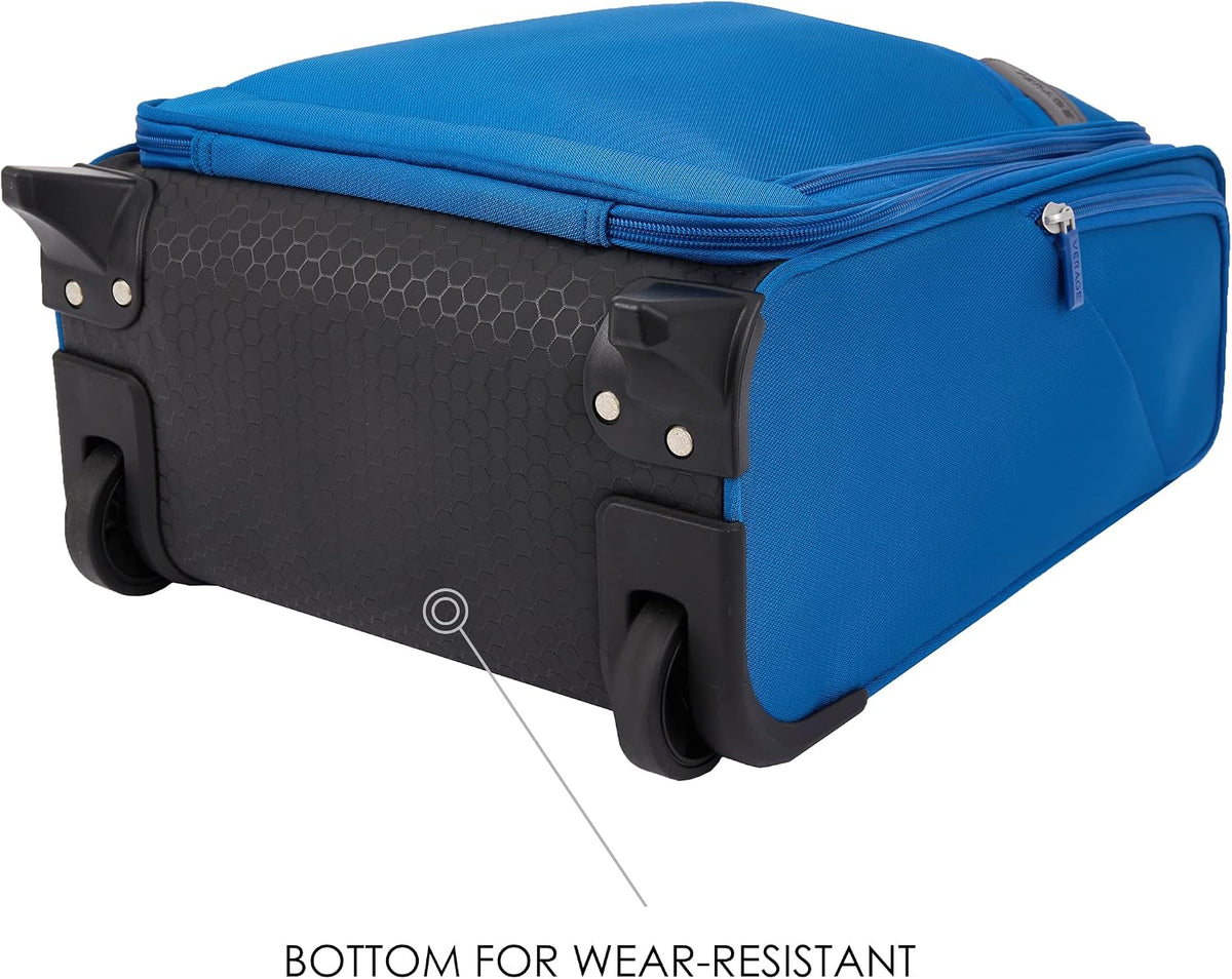 Underseat Carry On Luggage with Wheels & USB Port,14 inch Cloud Gray Wheeled Spinner Carry-on Luggages Bags for Airlines, Lightweight Overnight Suitcase for Men Women