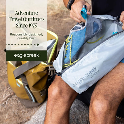 Pack-It Reveal Shoe Sack - Breathable Shoe Storage Sack for Optimizing Luggage Space - Quick-Drying Material - Lightweight - Translucent Fabric - Washable - Ventilate
