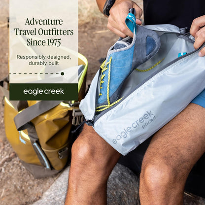 Pack-It Reveal Shoe Sack - Breathable Shoe Storage Sack for Optimizing Luggage Space - Quick-Drying Material - Lightweight - Translucent Fabric - Washable - Ventilate