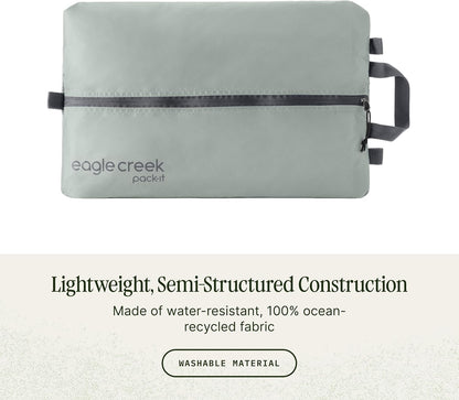 Pack-It Reveal Shoe Sack - Breathable Shoe Storage Sack for Optimizing Luggage Space - Quick-Drying Material - Lightweight - Translucent Fabric - Washable - Ventilate