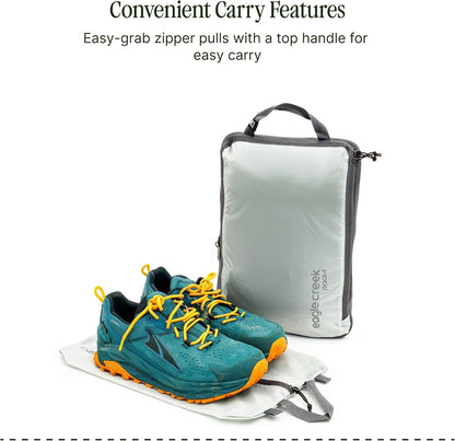 Pack-It Reveal Shoe Sack - Breathable Shoe Storage Sack for Optimizing Luggage Space - Quick-Drying Material - Lightweight - Translucent Fabric - Washable - Ventilate