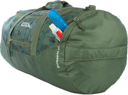Stowaway Packable Duffel Bag | Travel | Foldable | Lightweight | Durable | Ripstop Polyester