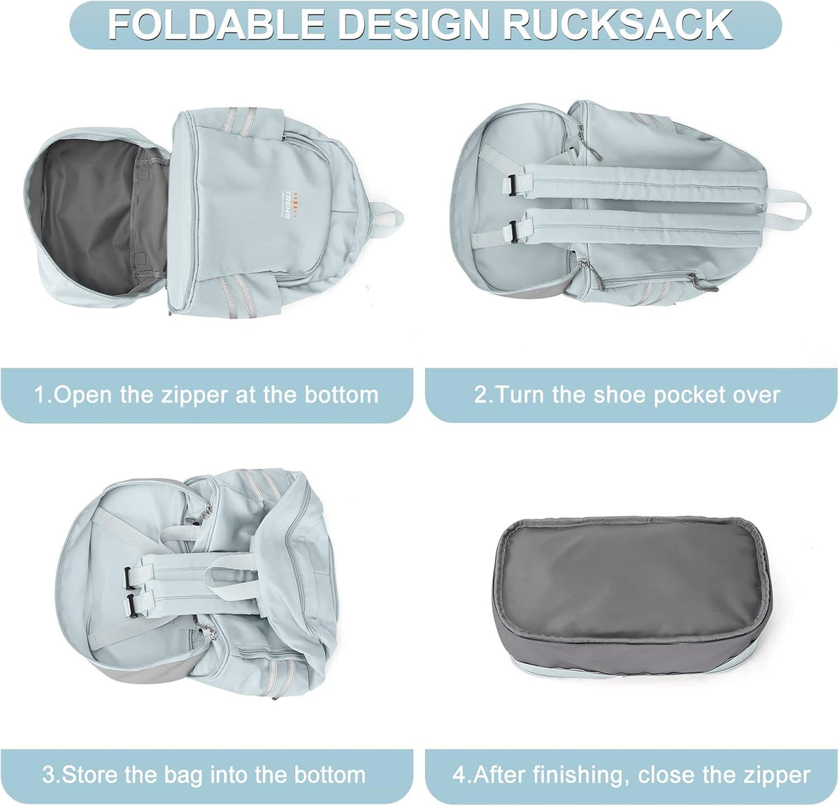 Gym Backpack For Women Men Dance Sports Backpack With Shoe Compartment Waterproof Travel Backpacks Gym Bag Peacock Blue