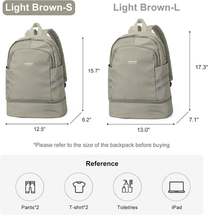 Gym Backpack For Women Men Dance Sports Backpack With Shoe Compartment Waterproof Travel Backpacks Gym Bag Peacock Blue