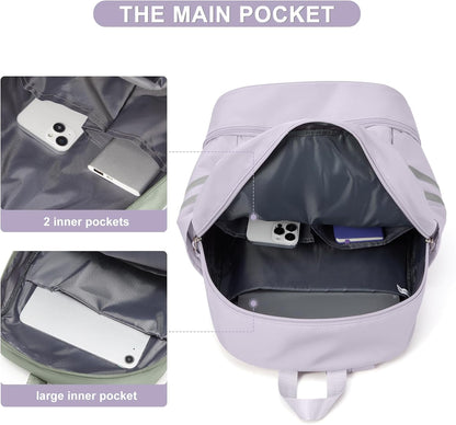 Gym Backpack For Women Men Dance Sports Backpack With Shoe Compartment Waterproof Travel Backpacks Gym Bag Peacock Blue