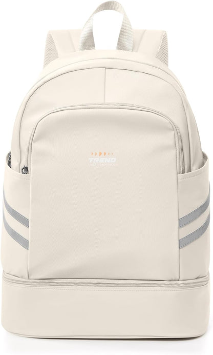 Gym Backpack For Women Men Dance Sports Backpack With Shoe Compartment Waterproof Travel Backpacks Gym Bag Peacock Blue