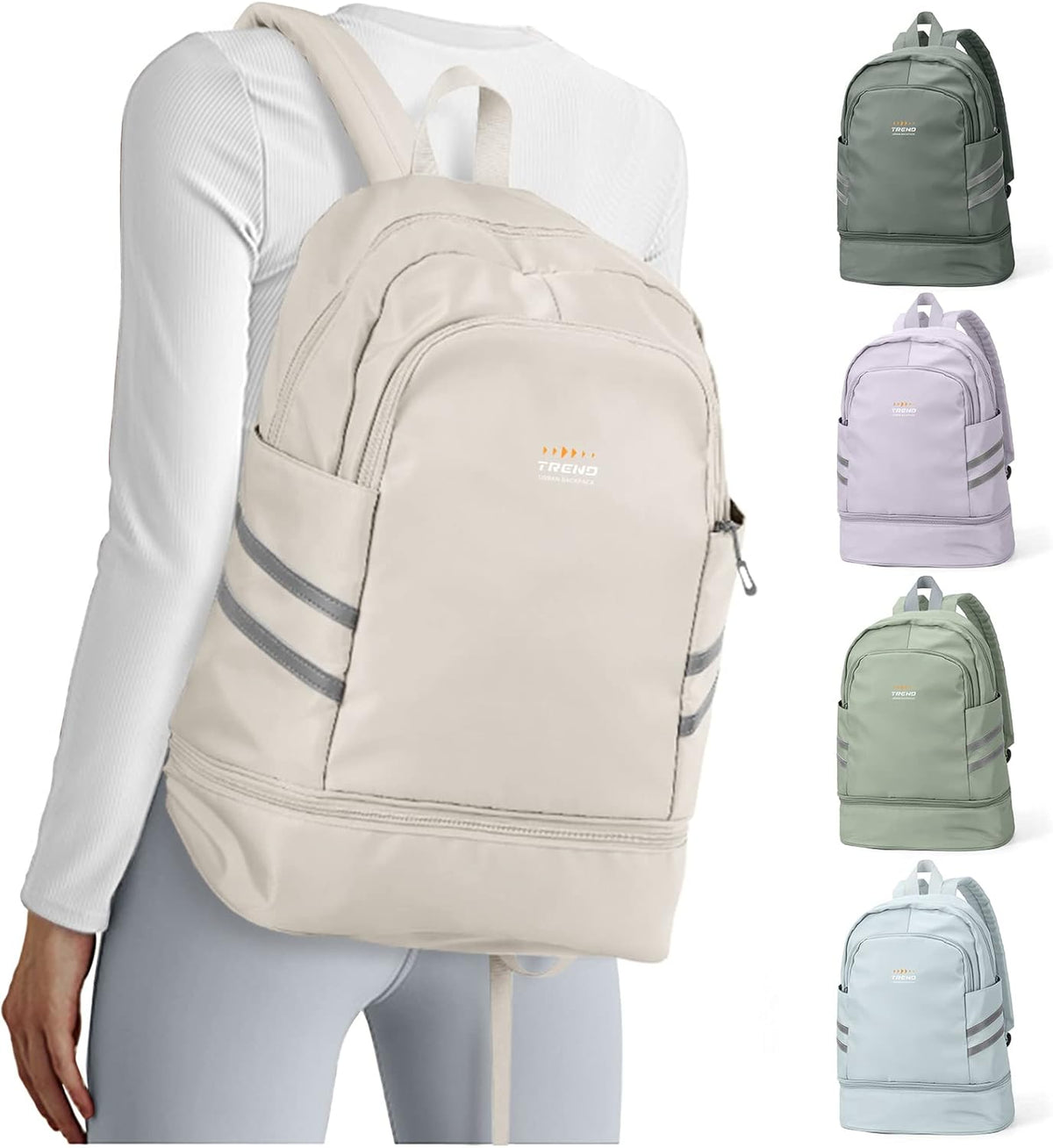 Gym Backpack For Women Men Dance Sports Backpack With Shoe Compartment Waterproof Travel Backpacks Gym Bag Peacock Blue
