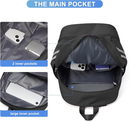 Gym Backpack For Women Men Dance Sports Backpack With Shoe Compartment Waterproof Travel Backpacks Gym Bag Peacock Blue