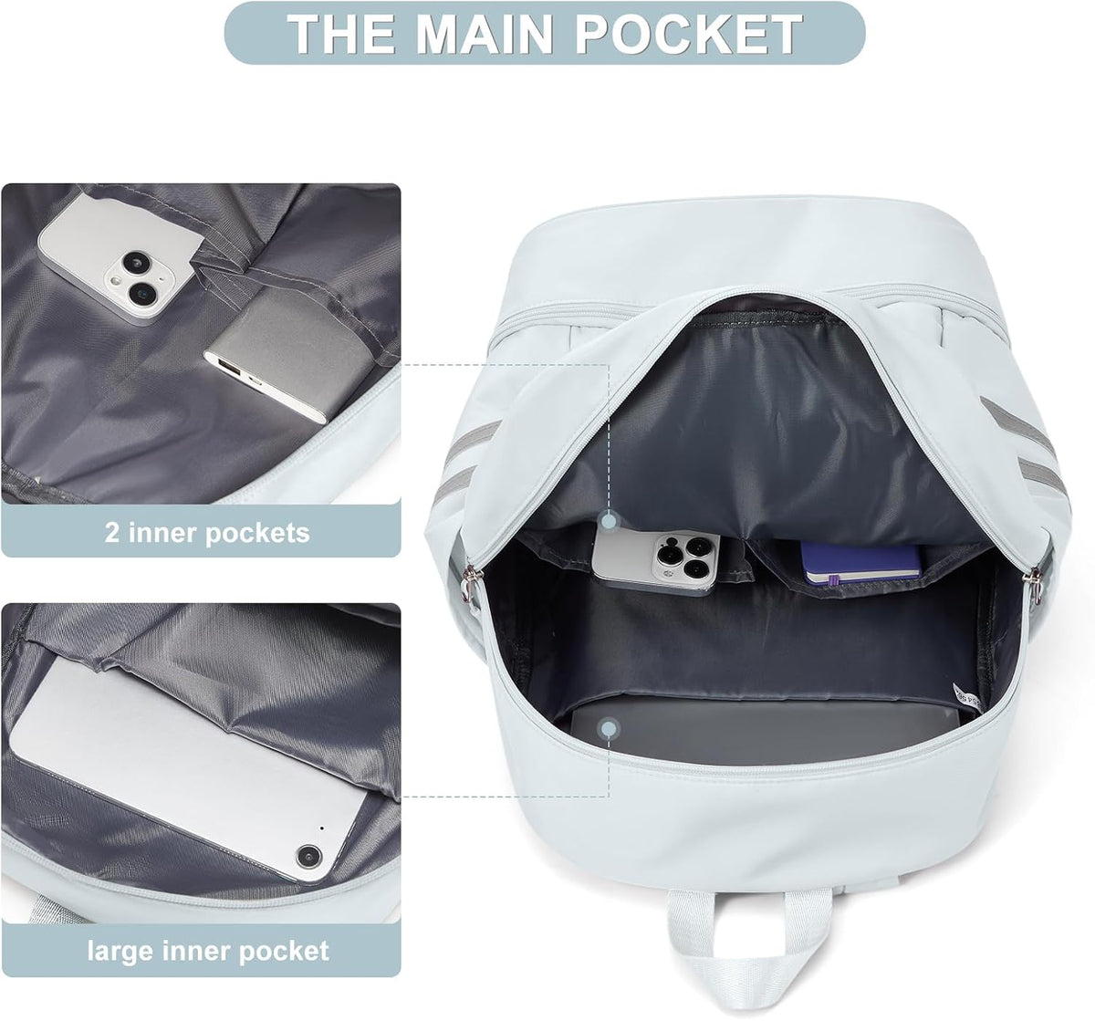 Gym Backpack For Women Men Dance Sports Backpack With Shoe Compartment Waterproof Travel Backpacks Gym Bag Peacock Blue