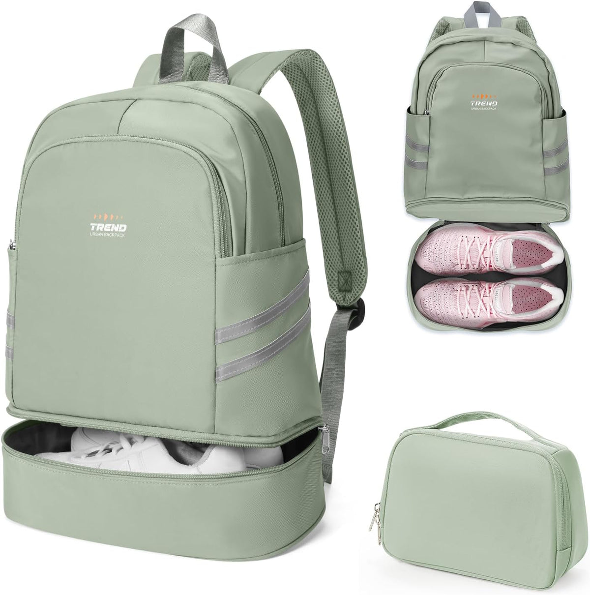 Gym Backpack For Women Men Dance Sports Backpack With Shoe Compartment Waterproof Travel Backpacks Gym Bag Peacock Blue