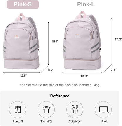 Gym Backpack For Women Men Dance Sports Backpack With Shoe Compartment Waterproof Travel Backpacks Gym Bag Peacock Blue