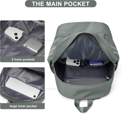 Gym Backpack For Women Men Dance Sports Backpack With Shoe Compartment Waterproof Travel Backpacks Gym Bag Peacock Blue