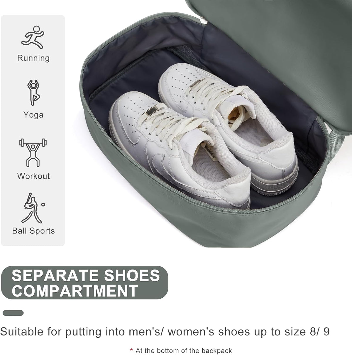 Gym Backpack For Women Men Dance Sports Backpack With Shoe Compartment Waterproof Travel Backpacks Gym Bag Peacock Blue