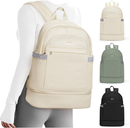 Gym Backpack For Women Men Dance Sports Backpack With Shoe Compartment Waterproof Travel Backpacks Gym Bag Peacock Blue