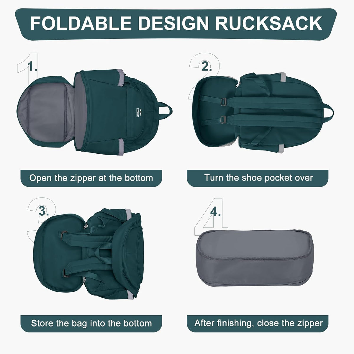 Gym Backpack For Women Men Dance Sports Backpack With Shoe Compartment Waterproof Travel Backpacks Gym Bag Peacock Blue