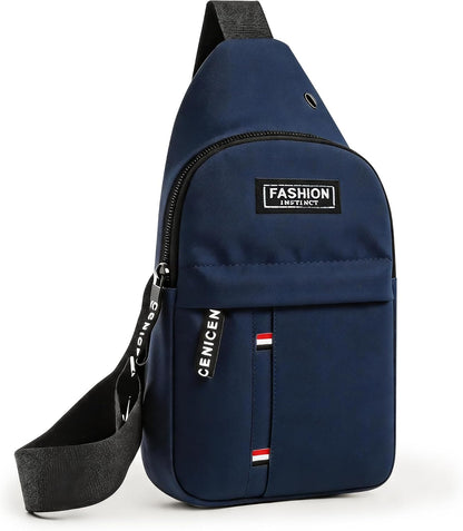 Sling Bag for Men, Multipurpose Cross Body Chest Bag Small Sling Backpack,Shoulder Bag for Travel Hiking