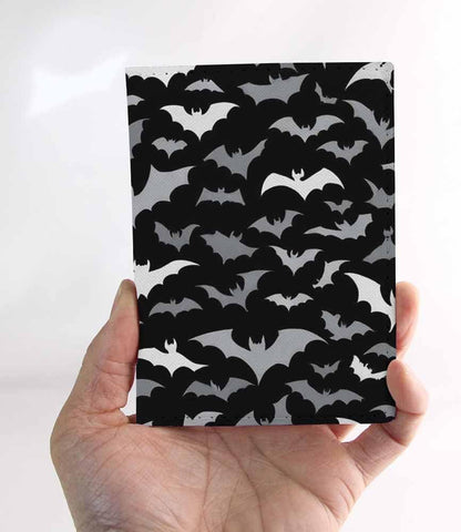 Penguins Passport Holder for Travel Childish Animal and Stars PU Leather Passport Cover Wallet Cute Passport Card Holder for Women and Men