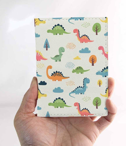 Penguins Passport Holder for Travel Childish Animal and Stars PU Leather Passport Cover Wallet Cute Passport Card Holder for Women and Men
