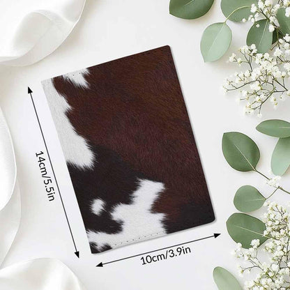 Penguins Passport Holder for Travel Childish Animal and Stars PU Leather Passport Cover Wallet Cute Passport Card Holder for Women and Men