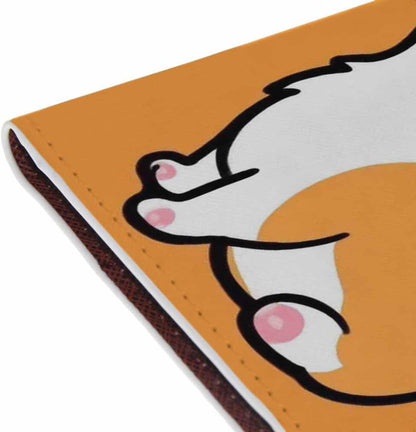 Penguins Passport Holder for Travel Childish Animal and Stars PU Leather Passport Cover Wallet Cute Passport Card Holder for Women and Men