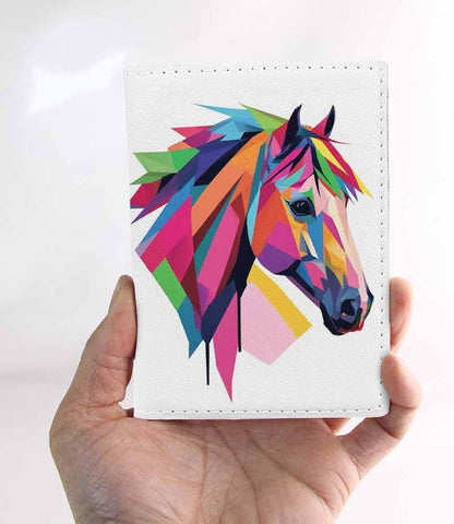 Penguins Passport Holder for Travel Childish Animal and Stars PU Leather Passport Cover Wallet Cute Passport Card Holder for Women and Men