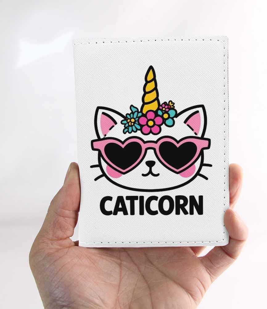 Penguins Passport Holder for Travel Childish Animal and Stars PU Leather Passport Cover Wallet Cute Passport Card Holder for Women and Men
