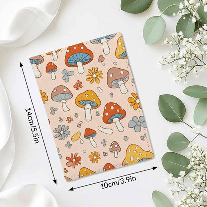 Penguins Passport Holder for Travel Childish Animal and Stars PU Leather Passport Cover Wallet Cute Passport Card Holder for Women and Men