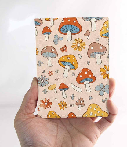 Penguins Passport Holder for Travel Childish Animal and Stars PU Leather Passport Cover Wallet Cute Passport Card Holder for Women and Men