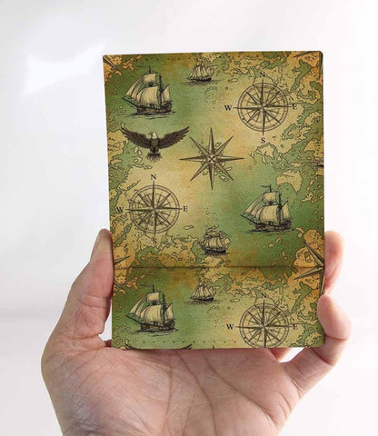 Penguins Passport Holder for Travel Childish Animal and Stars PU Leather Passport Cover Wallet Cute Passport Card Holder for Women and Men