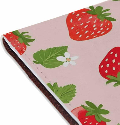Penguins Passport Holder for Travel Childish Animal and Stars PU Leather Passport Cover Wallet Cute Passport Card Holder for Women and Men