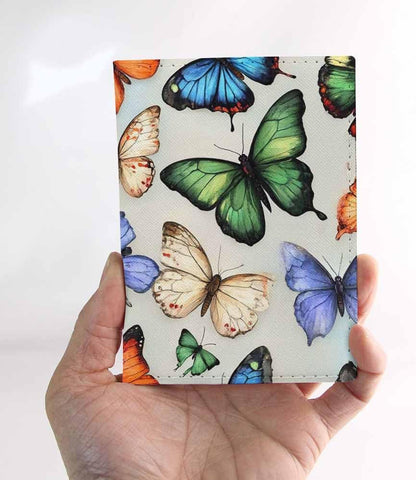 Penguins Passport Holder for Travel Childish Animal and Stars PU Leather Passport Cover Wallet Cute Passport Card Holder for Women and Men