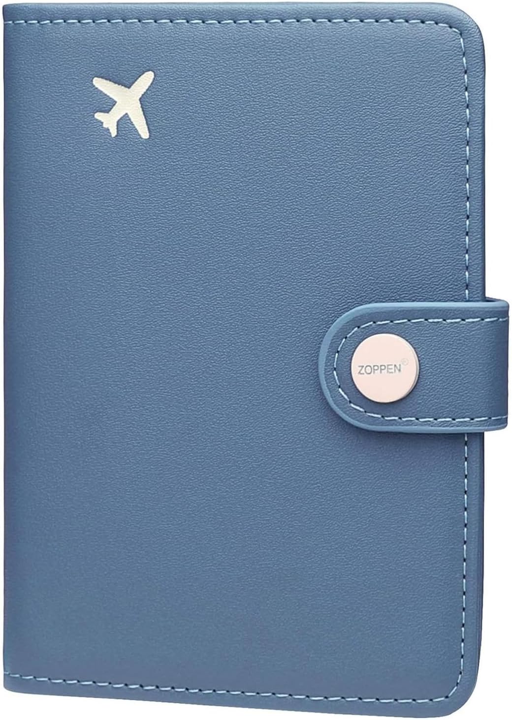 Passport Holder RFID Blocking Travel Wallet, Dusty Pink | Passport Cover with Multiple Card Slots, Water-Resistant & Easy-Carry, Must-Have Travel Accessory for Men & Women.