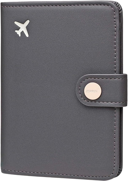 Passport Holder RFID Blocking Travel Wallet, Dusty Pink | Passport Cover with Multiple Card Slots, Water-Resistant & Easy-Carry, Must-Have Travel Accessory for Men & Women.