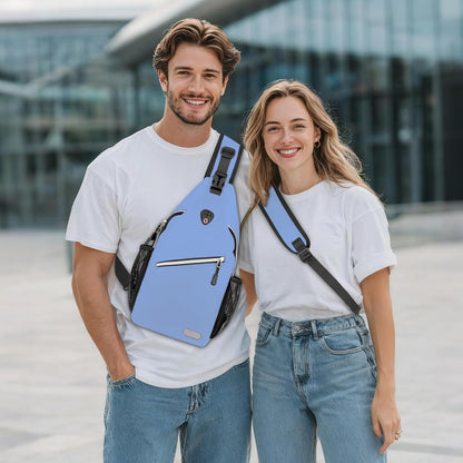 Small Sling Bag for Men, Crossbody Shoulder Chest Daypack Bag | Sling Backpack for Casual Travel Hiking