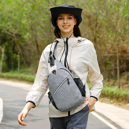 Small Sling Bag for Men, Crossbody Shoulder Chest Daypack Bag | Sling Backpack for Casual Travel Hiking