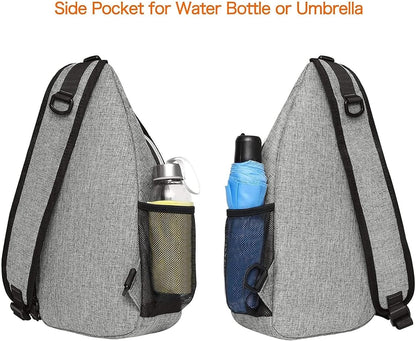 Small Sling Bag for Men, Crossbody Shoulder Chest Daypack Bag | Sling Backpack for Casual Travel Hiking