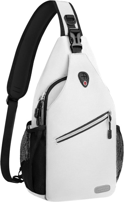 Small Sling Bag for Men, Crossbody Shoulder Chest Daypack Bag | Sling Backpack for Casual Travel Hiking