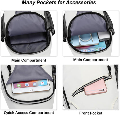 Small Sling Bag for Men, Crossbody Shoulder Chest Daypack Bag | Sling Backpack for Casual Travel Hiking