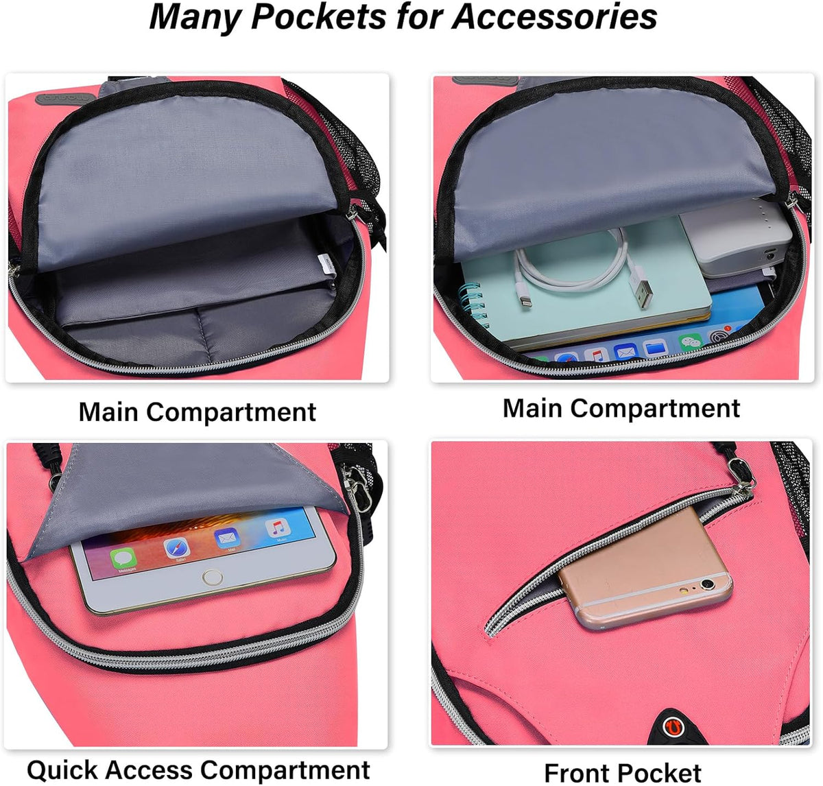 Small Sling Bag for Men, Crossbody Shoulder Chest Daypack Bag | Sling Backpack for Casual Travel Hiking