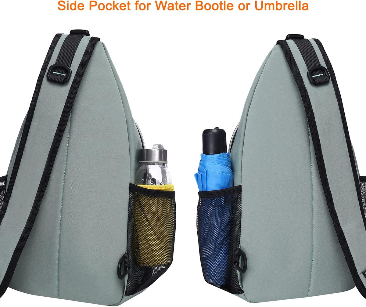 Small Sling Bag for Men, Crossbody Shoulder Chest Daypack Bag | Sling Backpack for Casual Travel Hiking