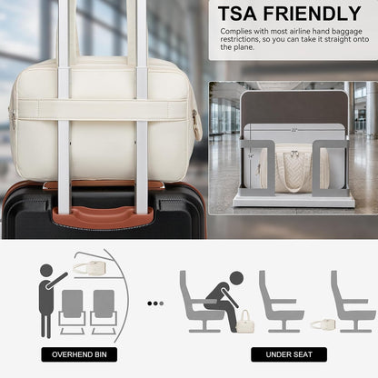 Expandable 20 Inch Carry On Suitcase Airline Approved, Lightweight ABS+PC Hardshell Luggage with 360° Silent Spinner Wheels, Grey/Brown